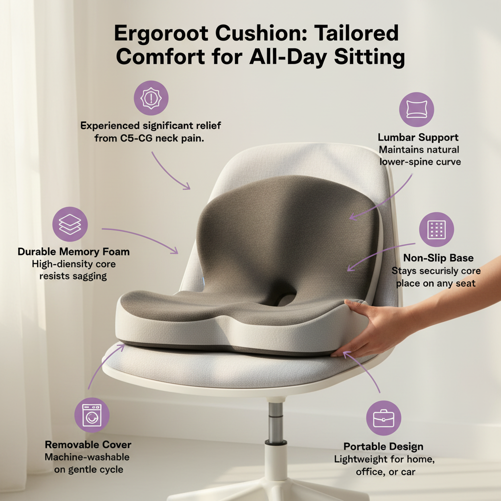 Ergoroot Seat Cushion