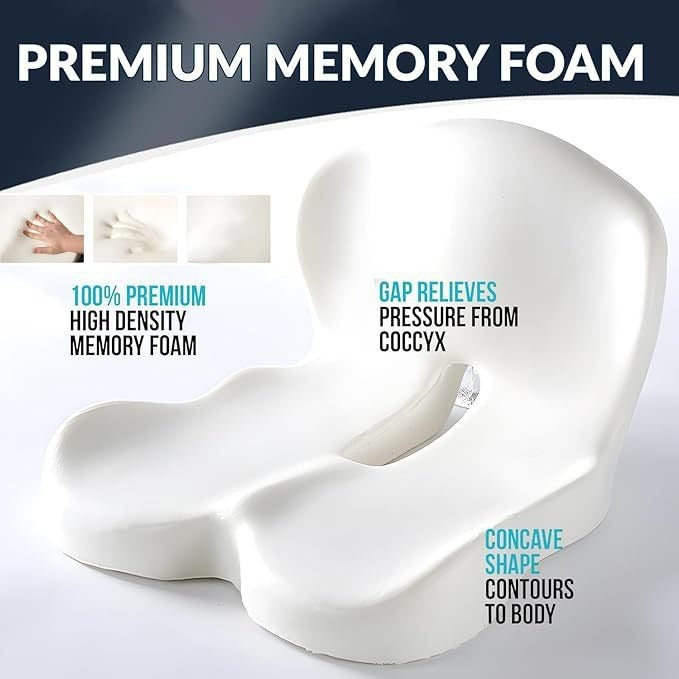 Memory Foam Lumbar Support Cushion