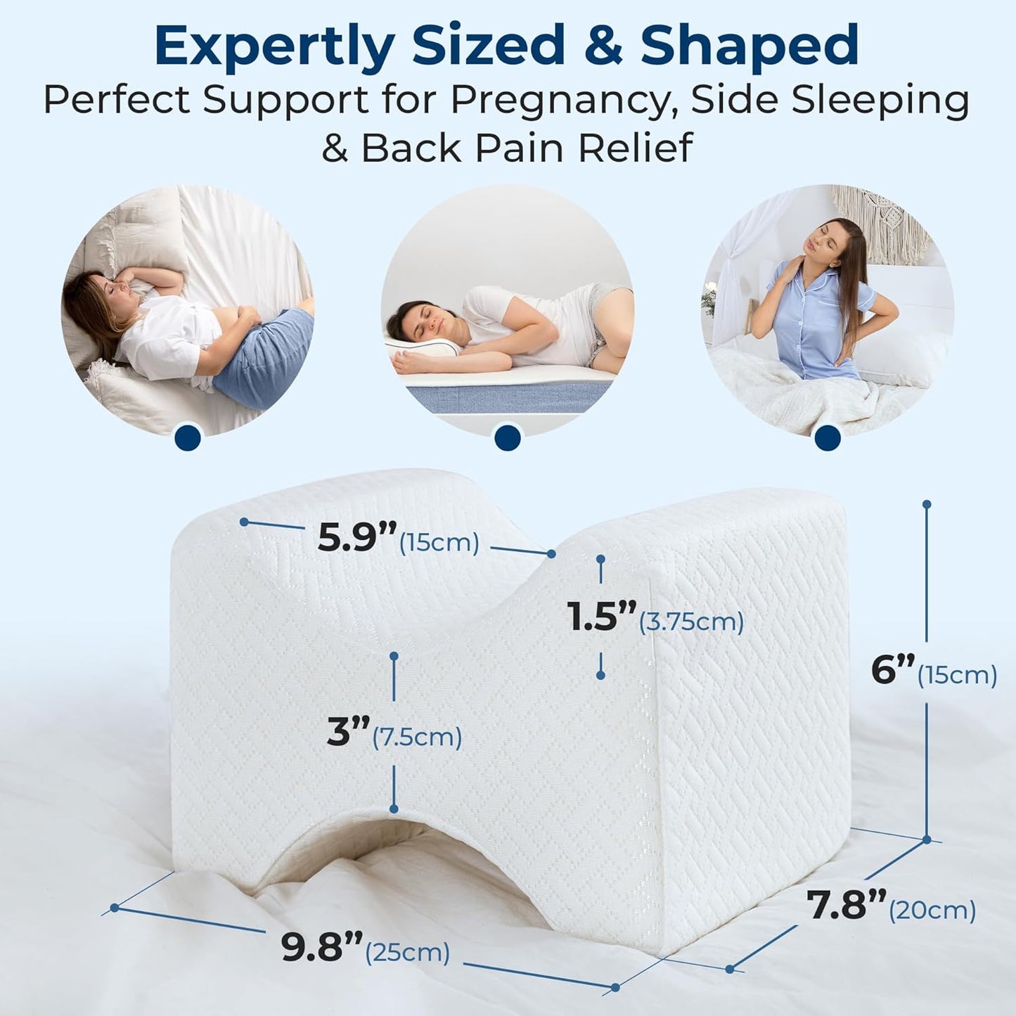 Ergoroot™ Knee Pillow